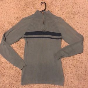 Gray Lee Sweater with Zipper Size Medium